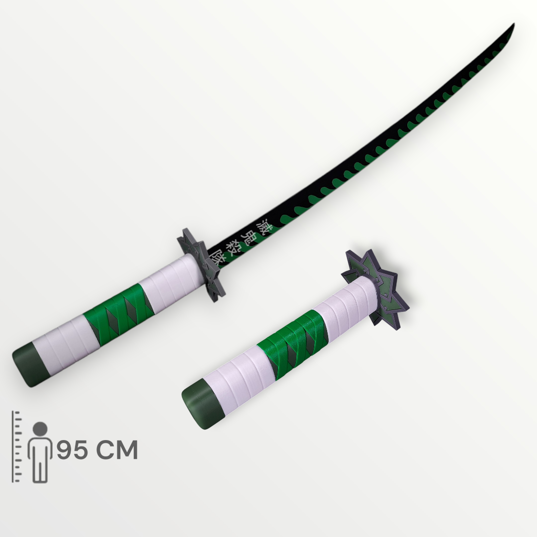 COLLAPSING KATANA - SANEMI SHINAZUGAWA Katlanabilir Sanemi Katana - Görsel 1