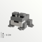 Frog Gri Kurbağa Figür