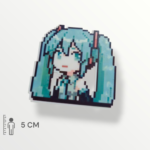Miku Pixel Anahtarlık