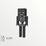 Wither Skeleton Siyah İskelet Hareketli Eklemli Figür